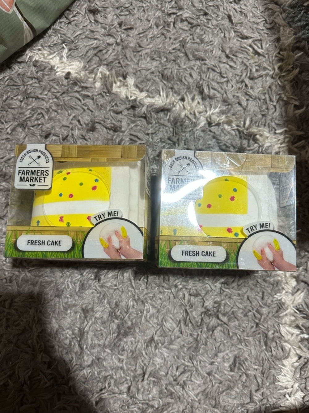 Farmers Market Cake Squishy Toy - bundle of 2